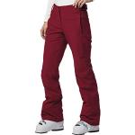 Pantaloni rosso scuro XXL taglie comode da sci per Donna Rossignol 