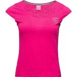 T-shirt fucsia M di cotone da fitness per Donna Rossignol 