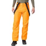 Pantaloni arancioni 3 XL taglie comode impermeabili traspiranti da sci per Uomo 