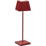 Lampade da tavolo design rosse in alluminio Rossini Illuminazione 