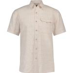 Camicie beige XXL taglie comode in poliestere Bio sostenibili traspiranti per la primavera mezza manica per Uomo Royal Robbins 