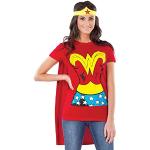 Rubie's costume da Wonder Woman, con T-shirt, ufficiale, da donna, taglia L