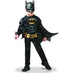 Costumi neri in PVC da supereroe per bambini Rubies Batman 