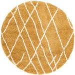 Tappeti rotondi gialli diametro 150 cm 