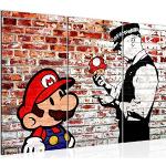 Poster grigi di videogiochi Super Mario Mario 