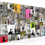 Runa Art Murali XXL Collage Banksy 200 x 80 cm Col