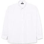 Russel Europe Oxford - Camicia da uomo a maniche lunghe bianco 3XL