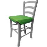Cuscini verdi tinta unita per sedie 