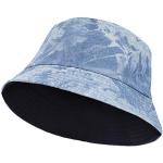 Cappelli casual blu di cotone a pescatore per Donna 