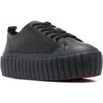 Sneakers basse larghezza E scontate nere numero 40 di gomma per Donna Diesel 