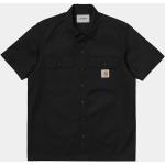 Camicie da lavoro nere M mezza manica con taschino per Uomo Carhartt Work In Progress 