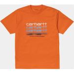 Magliette & T-shirt scontate arancioni M di cotone bio mezza manica con manica corta per Uomo Carhartt Script 