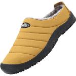 Pantofole gialle numero 36 antiscivolo per l'inverno per Donna 