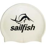 Cuffie bianche in silicone nuoto Sailfish 