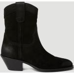 Stivali texani larghezza A neri numero 36 di pelle per Donna Saint Laurent Paris 