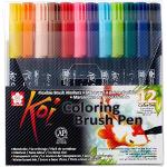 Sakura KOI Coloring Brush Set 12 - Pack de 12 rotu