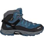 Stivali larghezza E scontati blu numero 30 Gore Tex con tacco fino a 3 cm impermeabili trekking per Donna Salewa Alp Trainer 