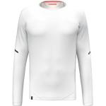 Magliette intime scontate bianche XL in poliestere sostenibili lavabili in lavatrice per Uomo Salewa Pedroc 