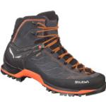 Scarpe larghezza E arancioni in pelle di camoscio Gore Tex traspiranti da trekking impermeabili per Uomo Salewa Mtn Trainer 