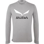 T-shirt tecniche scontate grigie S traspiranti per Uomo Salewa 