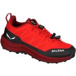 Scarpe larghezza E rosse numero 37 con stringhe idrorepellenti trail running per bambini Salewa Wildfire 
