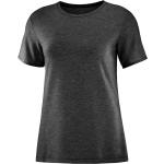 Magliette & T-shirt scontate nere XS Tencel traspiranti mezza manica con manica corta per Donna Salomon 