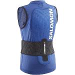 Salomon Flexcell Pro Vest, Protezione Schiena Sni Snowboard MTN Bambini: Protezione Adattabile, Traspirabilità, e Facile da Regolare, Blu, JL