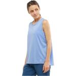 Salomon Outline Summer Sleeveless T-shirt Blu S Donna
