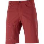 Pantaloni scontati rossi XL impermeabili da trekking per Uomo Salomon Wayfarer 