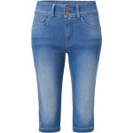 Jeans Capri scontati blu in denim per Donna Salsa Jeans 