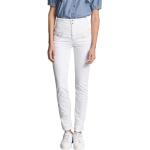 Jeans scontati bianchi M di nylon a vita alta per Donna Salsa Jeans 