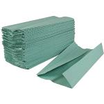 Salviette di carta a 1 velo 2work, colore verde (confezione da 2.955)