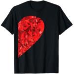 Magliette & T-shirt romantiche nere S di San Valentino per Uomo 
