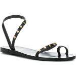 Scarpe estive larghezza E nere numero 37 di pelle con borchie con punta aperta Ancient Greek Sandals 