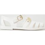 Sandali bassi larghezza E bianchi numero 35 per Donna Moschino Couture! 