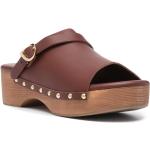 Sandali larghezza E scontati marroni numero 37 con borchie con punta aperta con cinturino Ancient Greek Sandals 