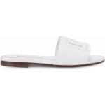 Scarpe estive larghezza E bianche numero 37 in pelle di vitello con punta aperta per Donna Dolce&Gabbana Dolce 
