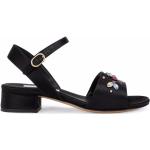 Sandali larghezza E neri numero 36 con punta aperta con cinturino per Donna Dolce&Gabbana Dolce 