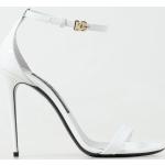 Sandali larghezza E bianchi numero 40 con tacco per Donna Dolce&Gabbana Dolce 