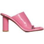 Sandali rosa numero 39 con punta aperta con tacco sopra i 9 cm con tacco per Donna Ambush 