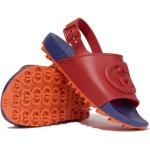 Sandali larghezza E rossi numero 33 con punta aperta con allacciatura elasticizzata con cinturino per Donna Gucci Kids 