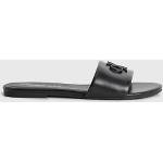 Sandali neri numero 38 di pelle sostenibili con cinturino per Donna Calvin Klein 