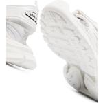 Sandali larghezza E bianchi numero 37 in tessuto con punta aperta chiusura velcro con tacco per Donna Balenciaga Track 