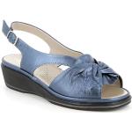 Sandalo comfort in pelle | ELOI SA2845 - BLU taglia 34