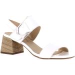 Sandali larghezza E eleganti bianchi numero 36 Bio con tacco per Donna Grunland 
