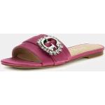 Sandali gioiello larghezza E rosa di pelle con punta quadrata con tacco fino a 3 cm Guess 
