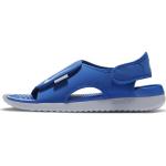 Scarpe estive larghezza E blu di tessuto sintetico chiusura velcro per bambini Nike Sunray Adjust 