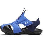 Scarpe estive larghezza E casual blu numero 17 di pelle chiusura velcro per Donna Nike Sunray Protect 2 