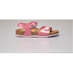 Sandali larghezza E rosa antico numero 34 con glitter con bottoni con cinturino per bambini Birkenstock Rio 