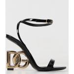 Sandali larghezza E neri numero 38 di pelle con tacco per Donna Dolce&Gabbana Dolce 